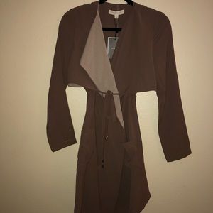Two Toned Brown Coat